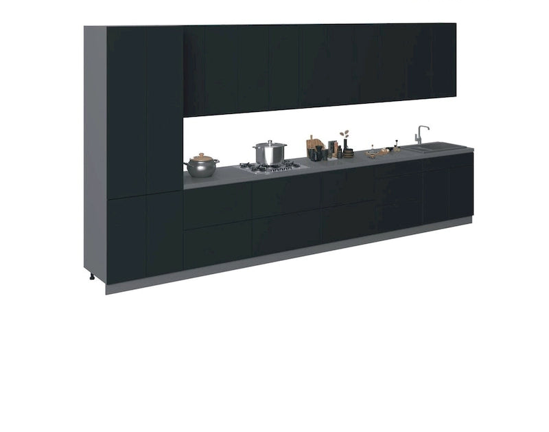 Kitchen Celestial Collection Black Color Base Size 15Ft Wide - 182x24