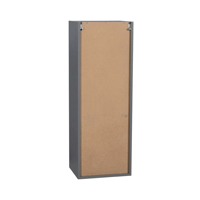 Mobiletto da parete a un'anta 12 x 42 - grigio - 12 x 42 x 12