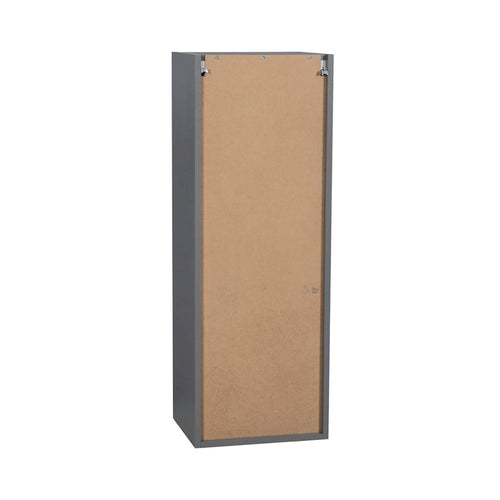 Mobiletto da parete a un'anta 12 x 42 - grigio - 12 x 42 x 12
