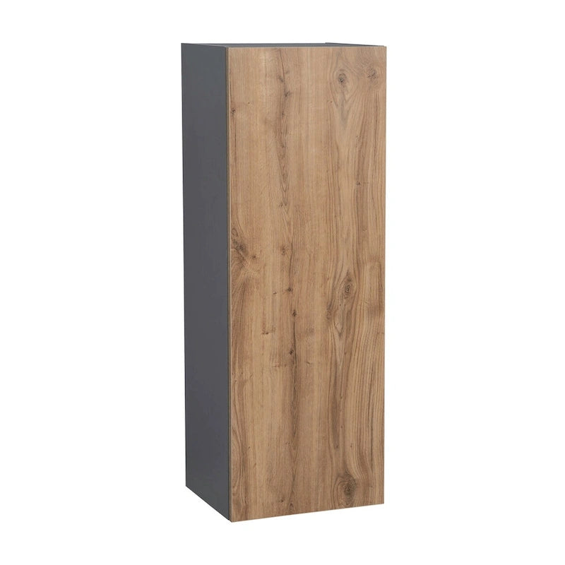 Mobiletto da parete a un'anta 12 x 42 - grigio - 12 x 42 x 12