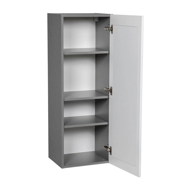 Mobiletto da parete a un'anta 12 x 42 - grigio - 12 x 42 x 12