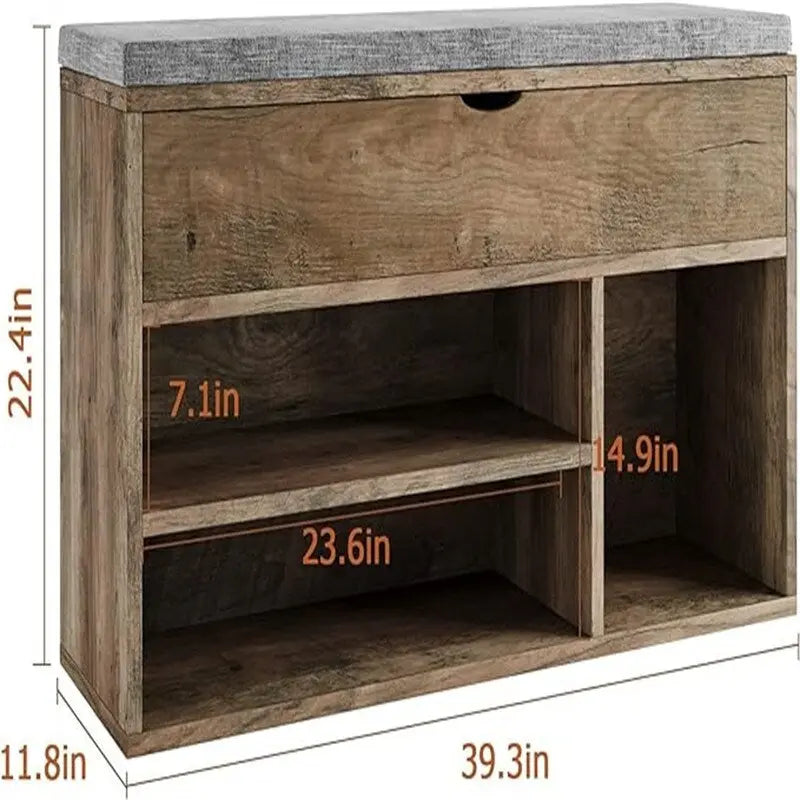 Panca contenitore - 11.8D x 39.3W x 22.4H
