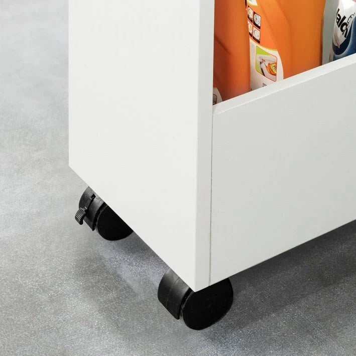 Freistehender Badezimmerschrank mit 3-stufigem Regal