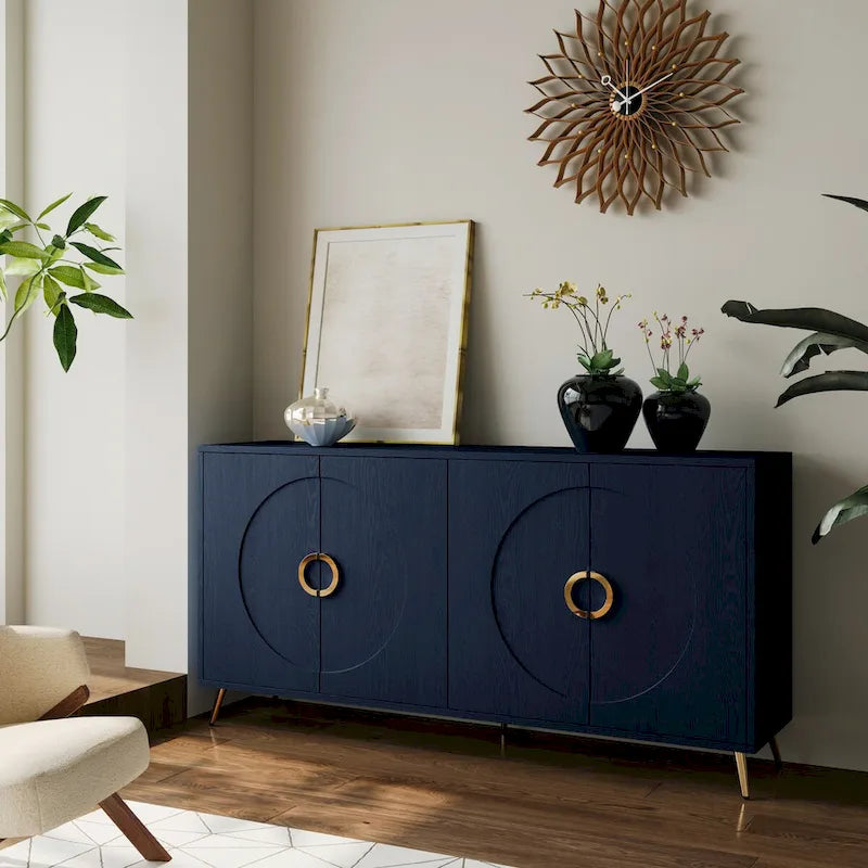 Mobile moderno in legno laccato con 4 ante